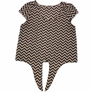 Charlotte Russe Front Tie Blouse